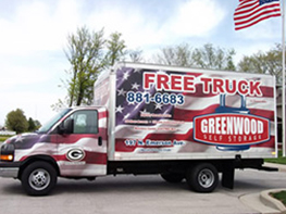Free Moving Truck Rentals Available American Self Storage Communities Greenwood Facility